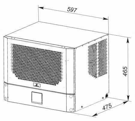 Кондиционер для шкафа потолочный UNISPLIT MHR-220S(1) UNIcontroller