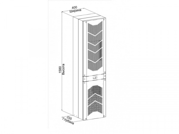 Кондиционер для шкафа настенный UNISPLIT MHW-320S(1)